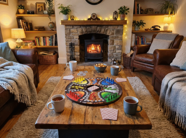 Firefly_Gemini Flash_intègre ce jeu dans un décors chaleureux intérieur maison 367156 Jeu de Tock "On the road"